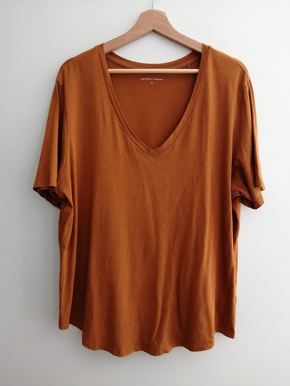 Universal Standard V-Neck Cotton Modal T-shirt Plus Size Medium (US 18-20)